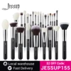 Jessup Makeup brushes set Black/Silver Professional with Natural Hair Foundation Powder Eyeshadow Make up Brush Blush 6pcs-25pcs 1