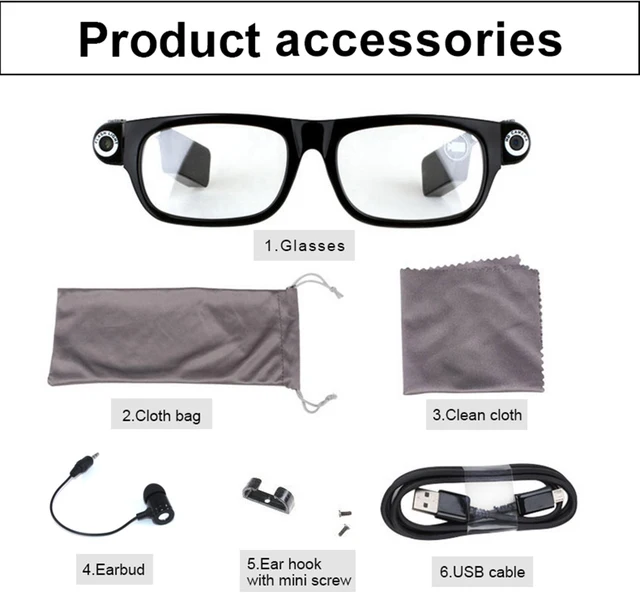 V3 8G 720p Video Smart Glasses Smart Glasses > Smart Tech Wear 4