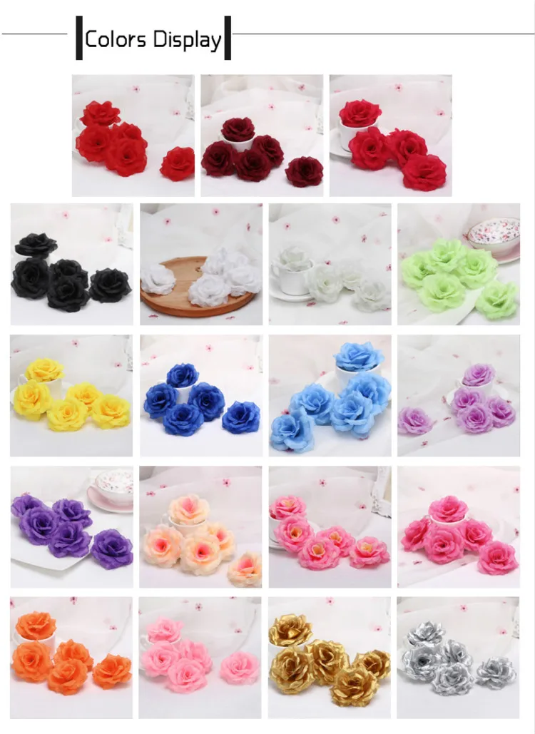 Elegant Silk Lily Flower Heads - Set of 10 Artificial Decorations for Weddings, Homes, and Crafts