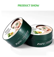 60 sztuk Avocado maska kolagenowa naturalny żel nawilżający płatki pod oczy usuń ciemne koła Anti Age Bag Eye Wrinkle pielęgnacja skóry 6