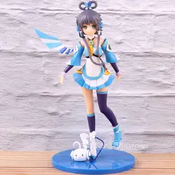 Фигурка Luo Tianyi Виртуальная певица ПВХ Коллекционная модель игрушки Аниме Luo Tianyi перо Ver. Статуи 21 см