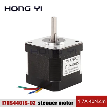 

New nema17 stepper motor 17hs4401s-cz 40n.cm 1.7A 4 lead 40mm, with magnetic column hole, bottom outlet is suitable for CNC