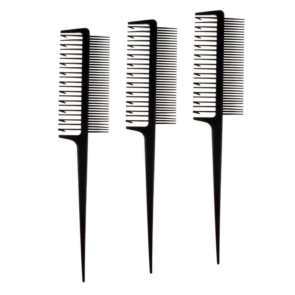 3x Antistatic Weave Highlighting Foiling Hair Comb Hair Coloring