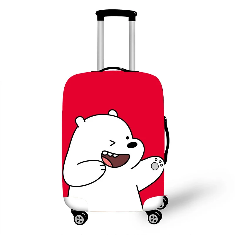 Luggage Protective Cover Case For Elastic 18-32 Inch Suitcase Protective Cover Cases Covers Travel Accessories Three Bears G1232