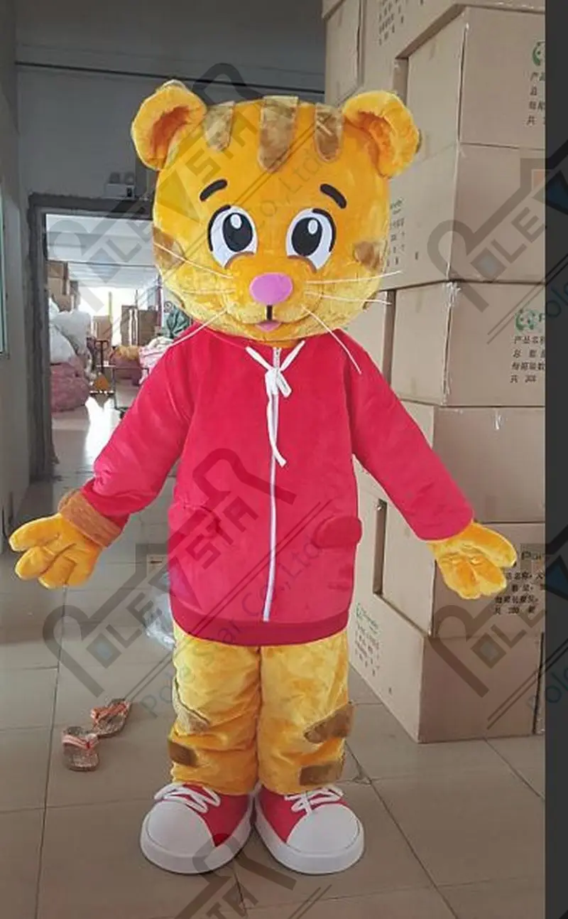 Качественные костюмы талисмана тигра, плюшевый дизайн талисмана тигра