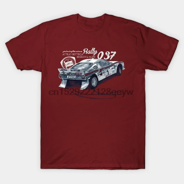 Мужская футболка ралли Группа B Lancia 037 Женская | одежда