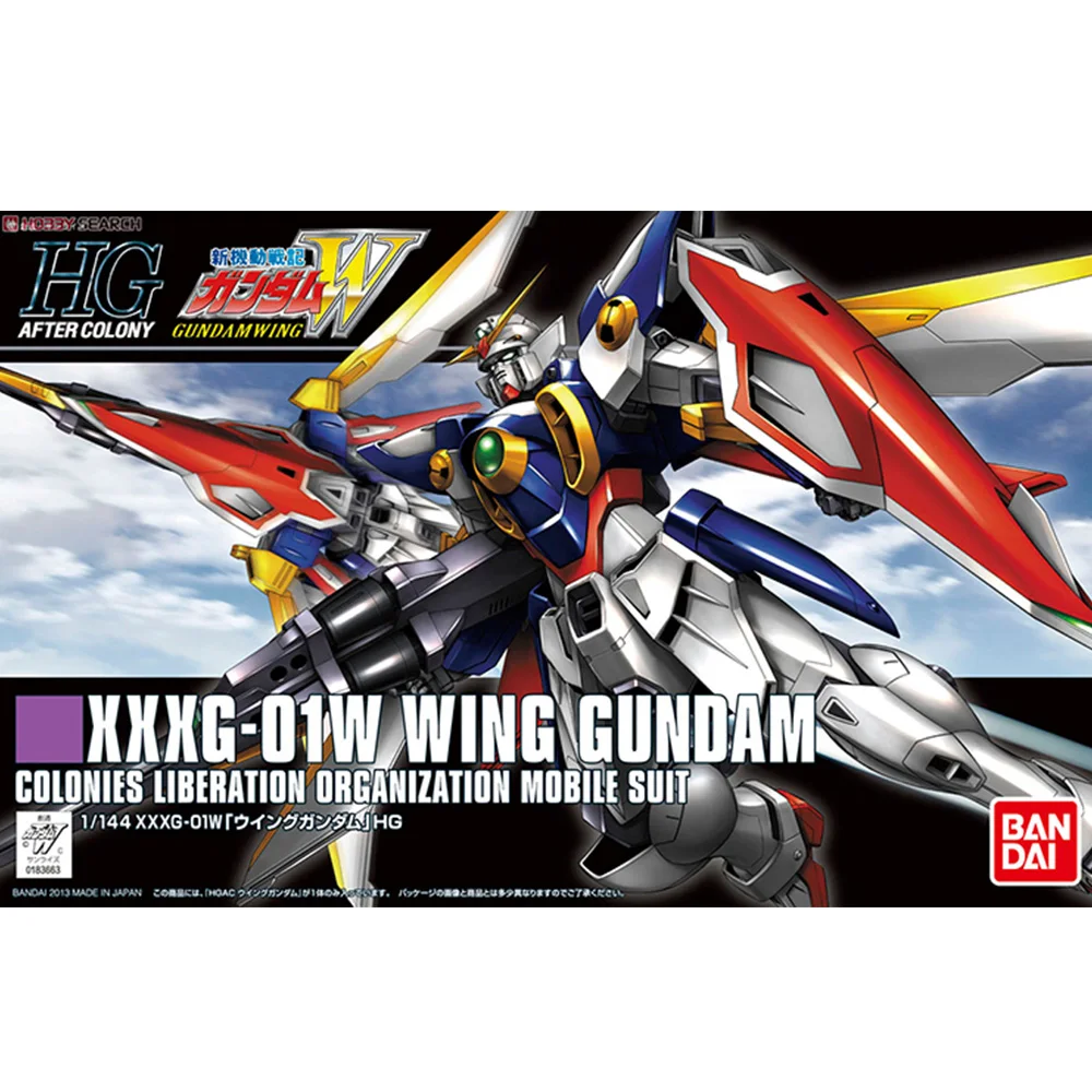 Bandai HG HGUC HGAC 162 1/144 Gundam W WING GUNDAM летающее крыло сборная фигурная модель | Игрушки и