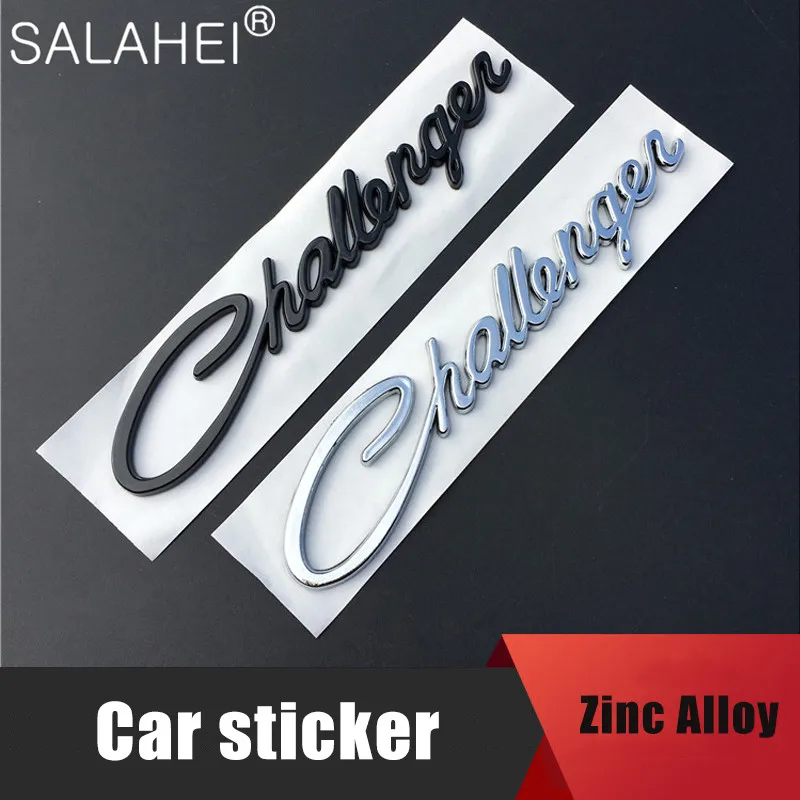 

Cool Car Accessories Sticker Styling Challenger Rear Car Badge Emblem for Dodge Chrysler Mopar SRT Car Styling Decor Stickers