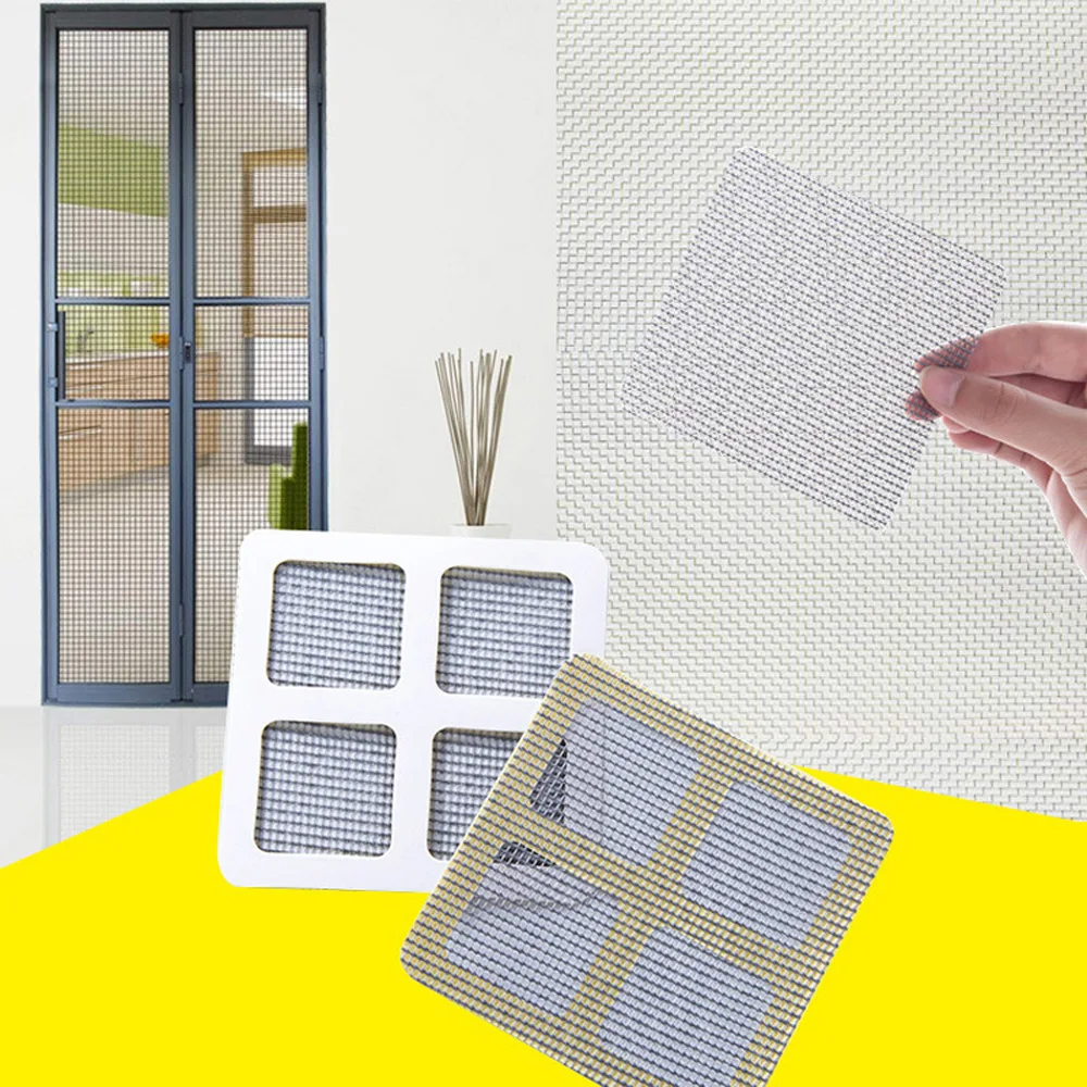 DIY Оконные ремонтные патчи кухни спальни двери экрана самоклеющиеся комплект