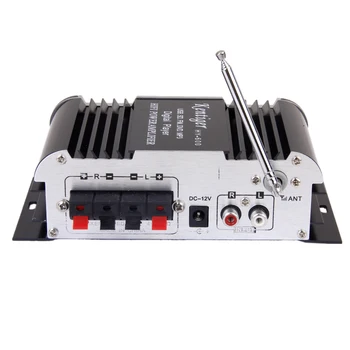 

Black Car DC 12V Microphone Power Amplifier For USB SD MP3 Format FM