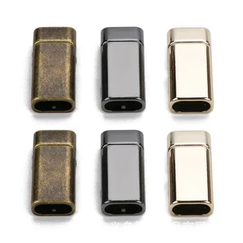 

Rectangular Magnetic Buckle Alloy Flat Leather Rope Magnetic Buckle DIY Necklace Bracelet Connecting Buckle Accessories