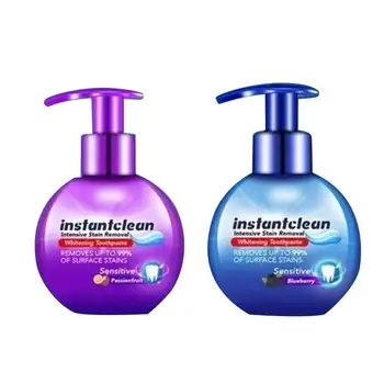 

Whitening Toothpaste Instant Clean Intensive Stain Removal Viaty Baking Soda Blueberry Flavor Toothpaste Prevent Tooth Decay