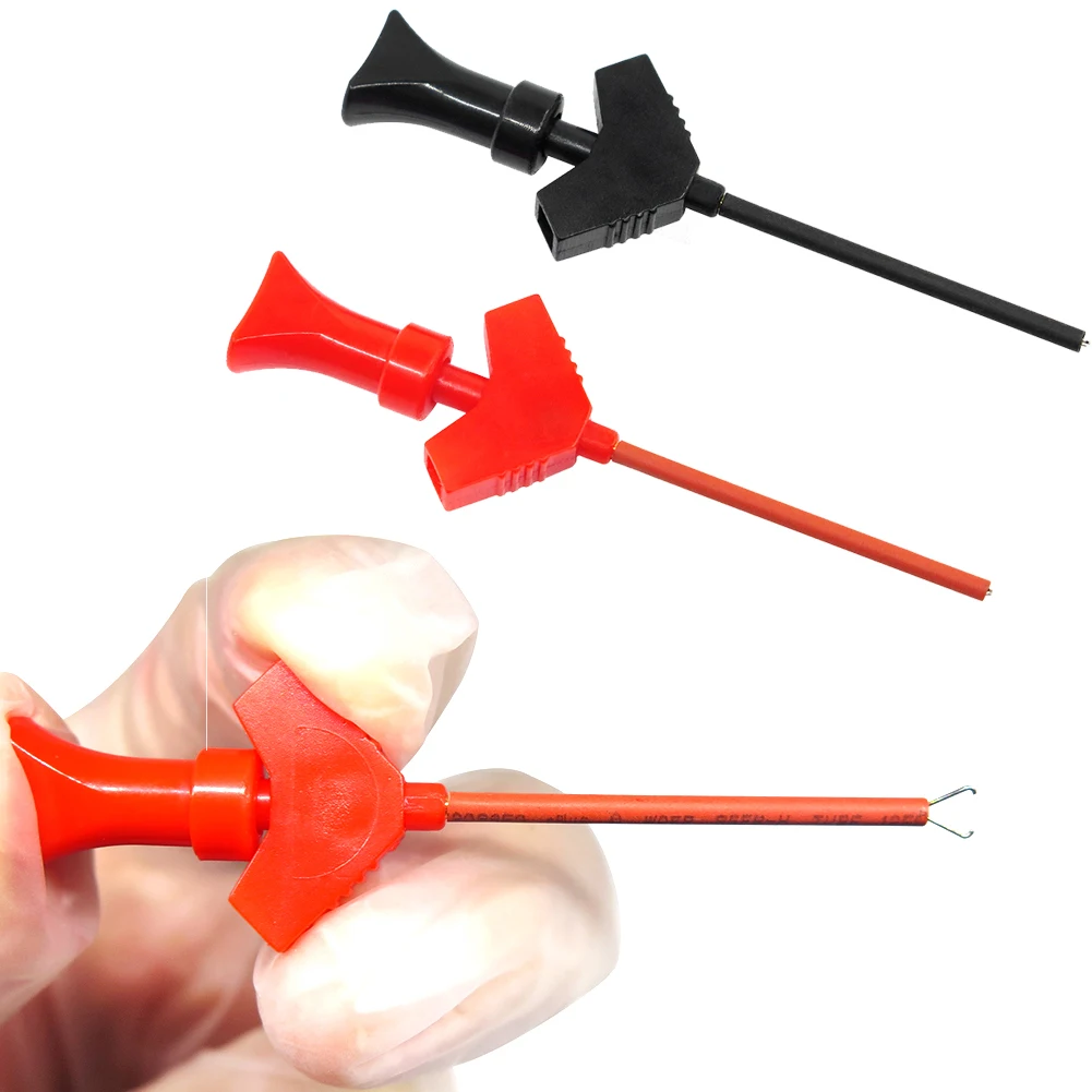 Анализатор тест крюк клип Тест ing Mini Grabber Перемычка логический зонд аксессуары 10 шт