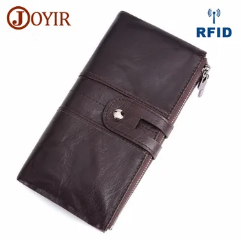 

2020Men Wallet Clutch Genuine Leather Brand Rfid Wallet Male Phone Long Clutch Zipper Wallets for Business Coin Purse
