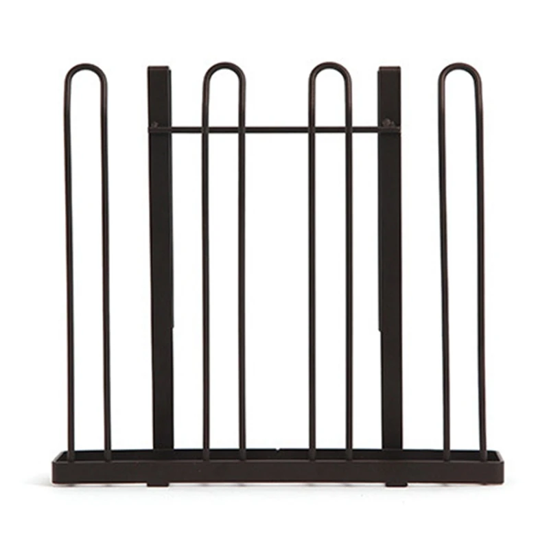 

Kitchen Storage Rack Bathroom Paper Towel Cupboard Facial Tissue Holder Cabinet Hanging Hook Shelf Brown Organizer Holder