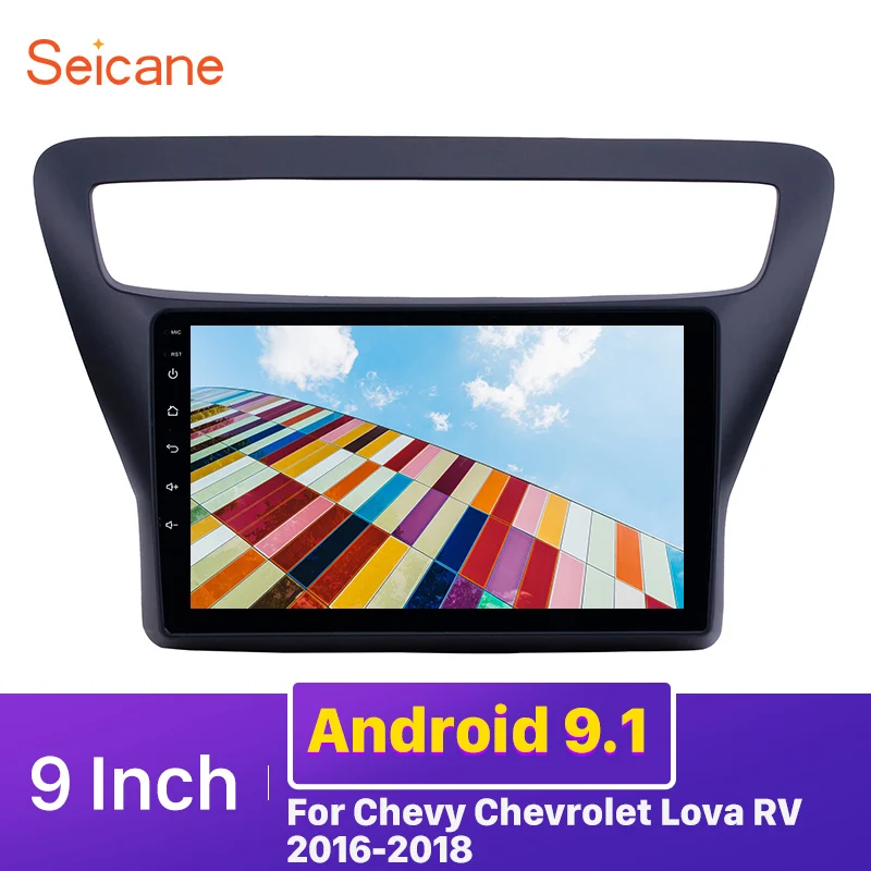 Seicane Android 9 1 автомобильный GPS-радиоприемник для Chevy Chevrolet Lova RV 2016-2018 HD сенсорный