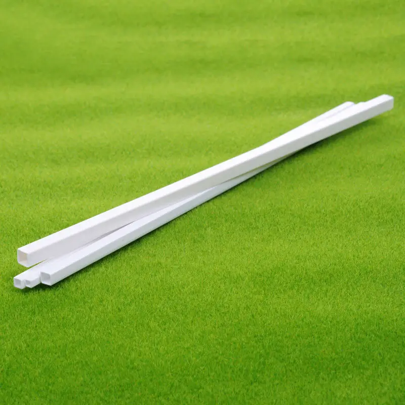 

7pcs ABS plastic white square tube 2/3/4/5/6/8/10x500mm, used for DIY building model toy accessories