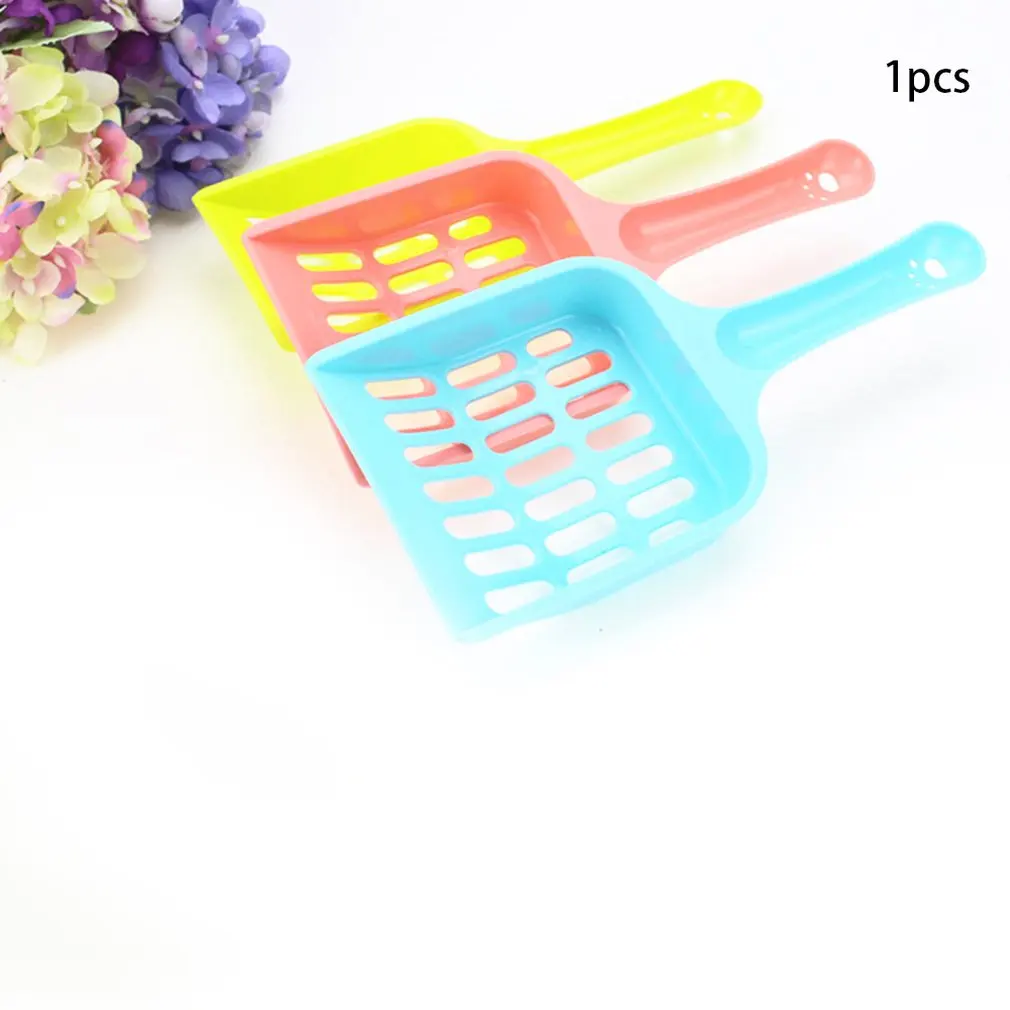 Economic Cat Litter Shovel Large Mesh Pet Shovel Plastic Cat Sand Shovel Cat Stool Shovel Carrying Holder Storage Bag