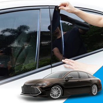 

Car Styling Car Window Pillar Trim Sticker Middle BC Column Stickers External Auto Accessories For Toyota Avalon XX50 2018-2020