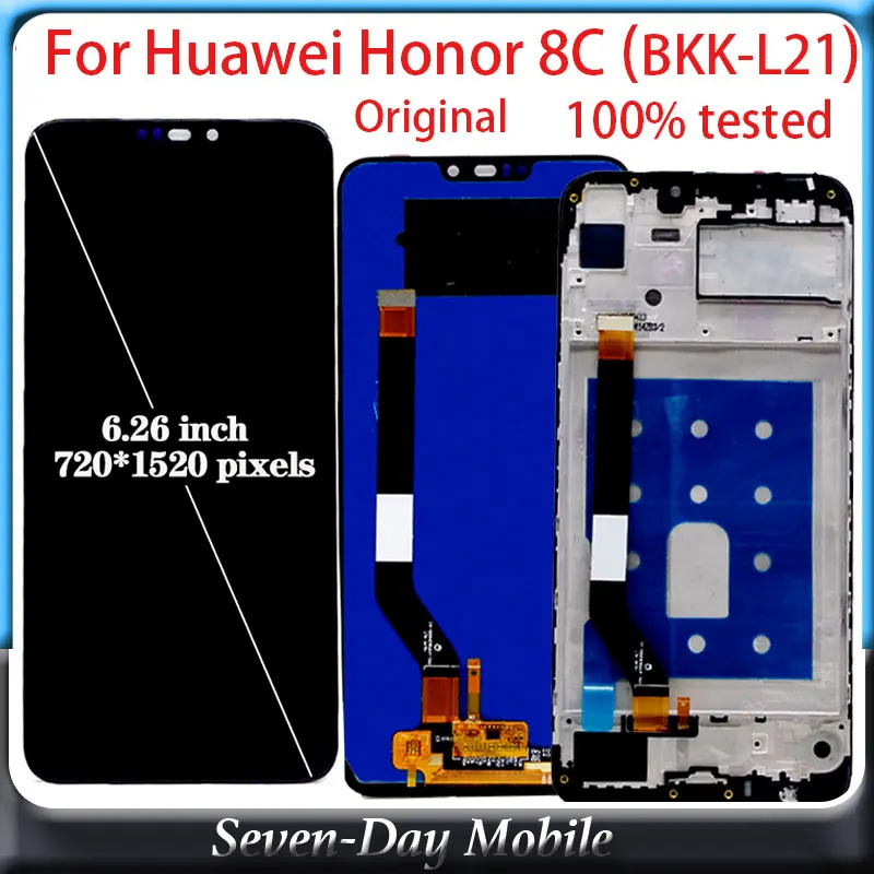 Оригинальный ЖК дисплей для Huawei Honor 8C дигитайзер сенсорного экрана в сборе с