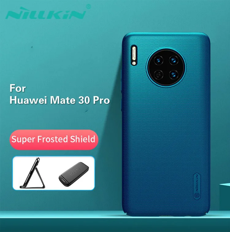 

For Huawei Mate 30 Pro Case Cover 6.53 inch NILLKIN Frosted PC Matte Back Cover Phone Holder For Huawei Mate 30 Pro Phone Case