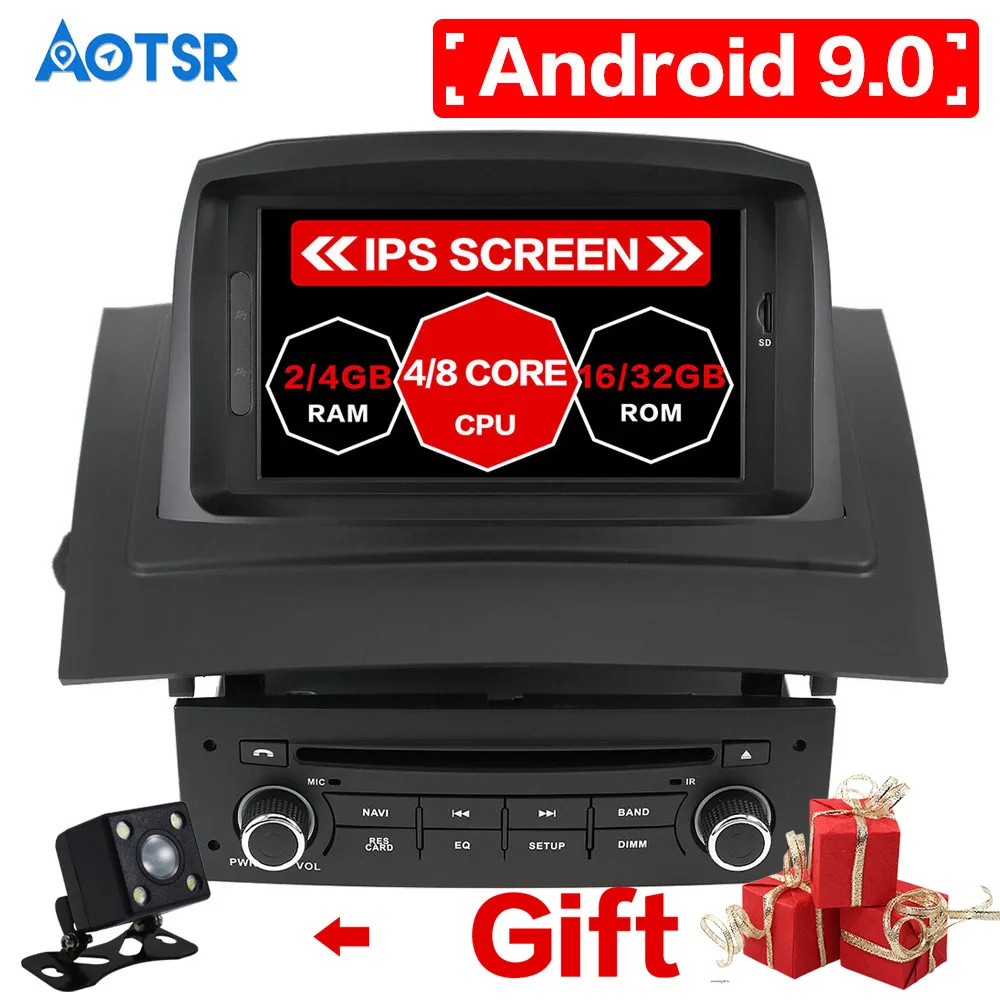 

Android 9 Car DVD Player For Renault Megane2 Fluence 2002-2008 Car Stereo Multimedia Player WIFI radio GPS Navigation car player