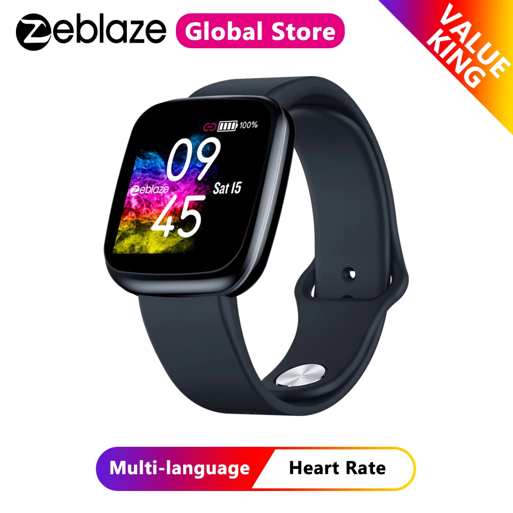 Умные часы Zeblaze Crystal 3 с цветным IPS дисплеем пульсометром и монитором кровяного