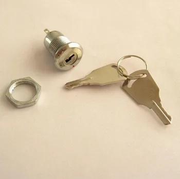 

100 sets Electric Key switch Power On Off lock unlock 2 keys Terminal connector