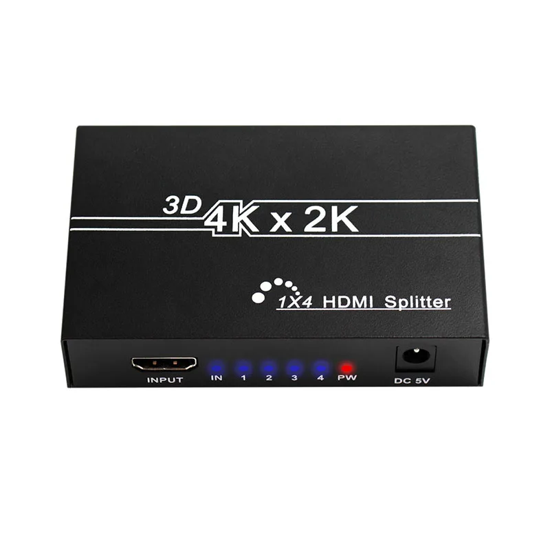 Full HD 1080P HDMI сплиттер 1x4 1HDMI на 4 1 в выхода дистрибьютор с источником питания для HDTV