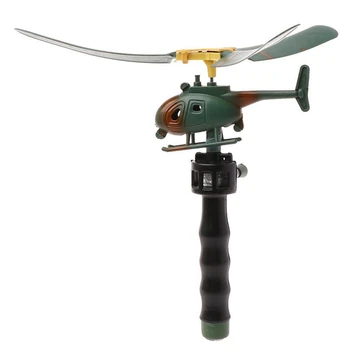 

Pull String Handle Educational Helicopter Funny Outdoors Toys Gift For Children