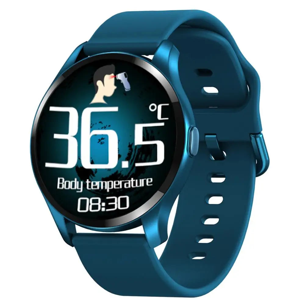 T88 Smart Watch 2020 Body Temperature Blood Pressure Oxygen Monitor Bracelet Sport Music Control Watches for Men Women | Электроника