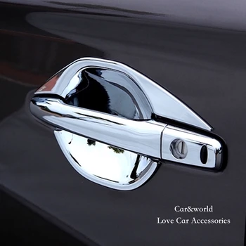 

For 2016 Mitsubishi Outlander 2017 Door Handle Bowl Cover Trim ABS Chrome Stickers Accessories Car-styling