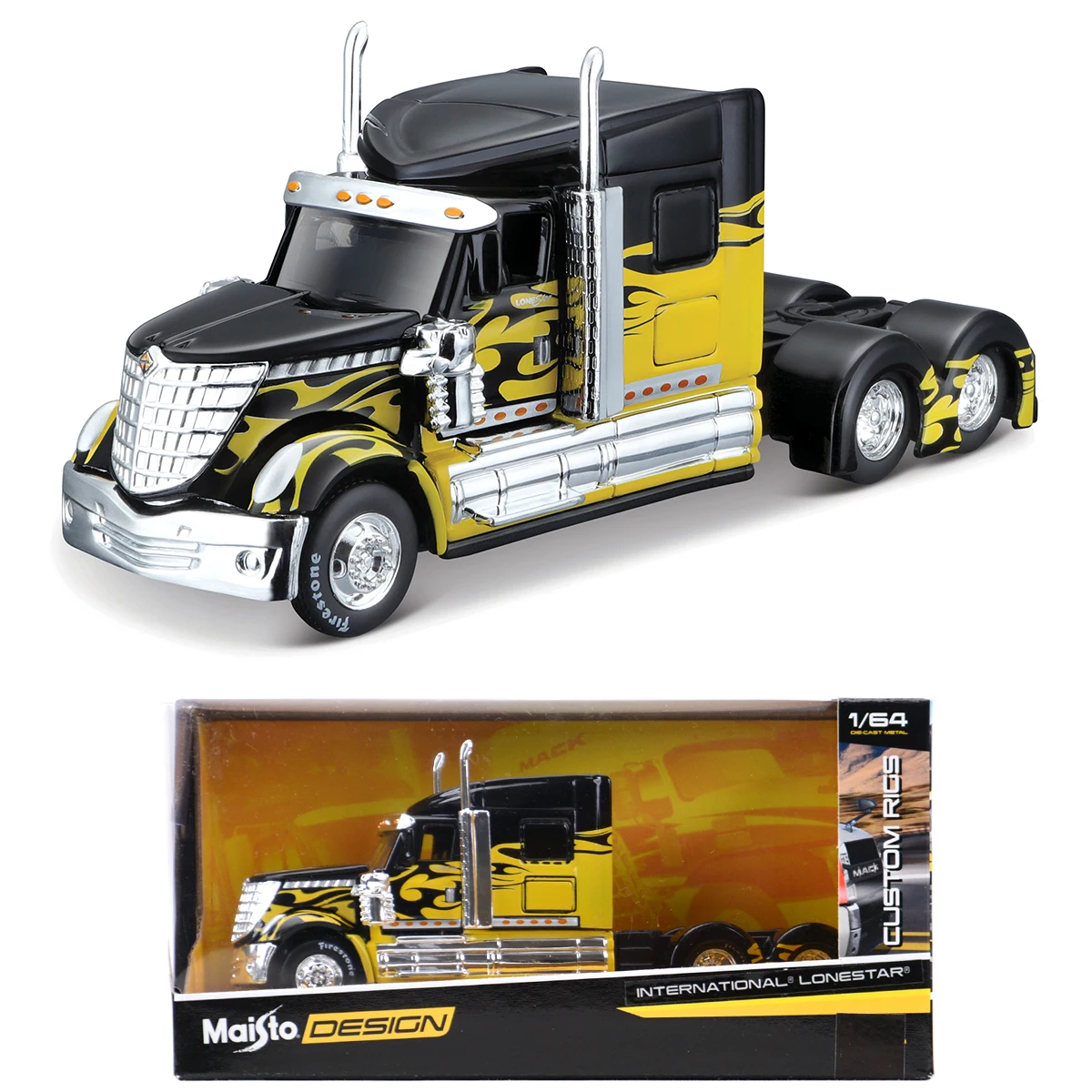 Maisto1:64 Big Rig Vehicle Set Series Die Cast Collectible Hobbies Model Toys 3