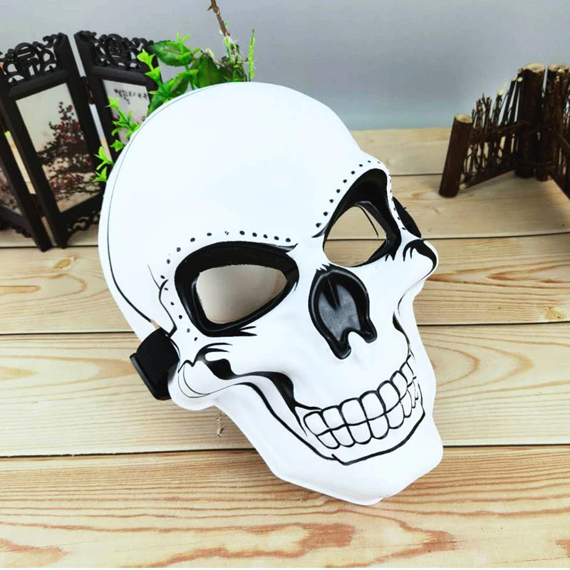 Маскарадная шутка злодея маска Хэллоуин страшный череп маска фестиваль призрак голова скелет ужас смайлик Косплей Костюм