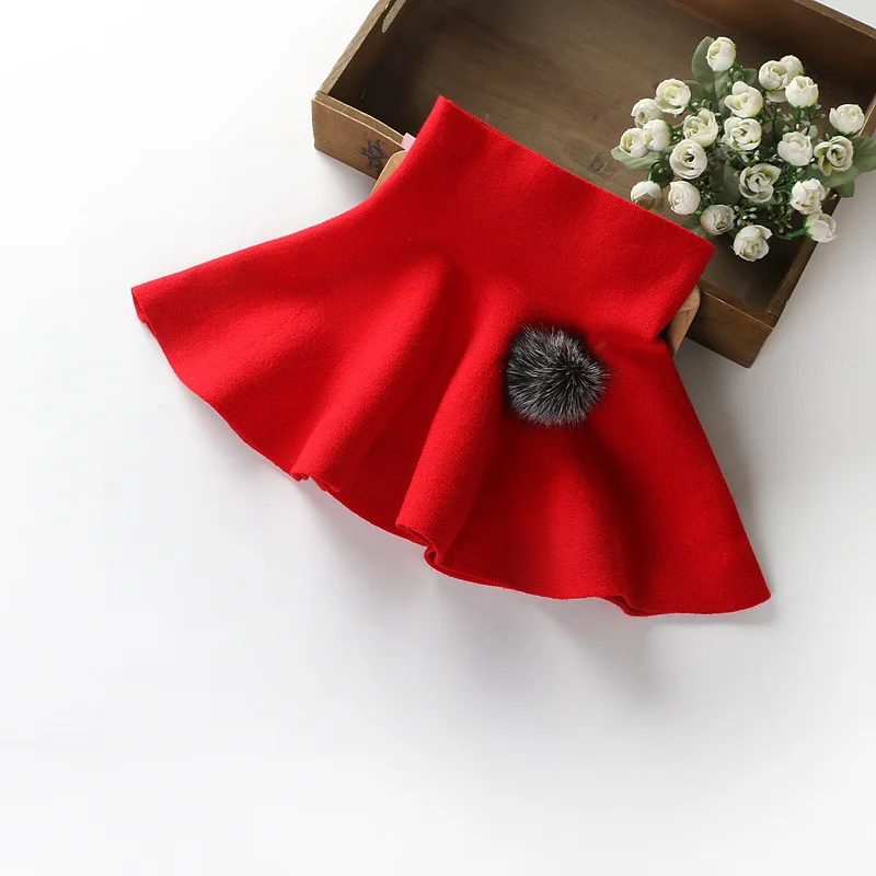 K05538Red Welaken/юбки для девочек; Новинка г.; одежда для детей; юбка с высокой талией; одежда для малышей; зимняя детская юбка-пачка принцессы на осень - Цвет: K05538Red