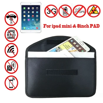 

Anti Spy Signal Blocker Pouch Stop GPS RFID Tracking Bugging Bag Protect Your Privacy for Samsung Galaxy Tab S2 8.0 LTE FreeShip