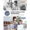 1/2 pack Mpow M5 Bluetooth V5.0 Headset Wireless Truck Driver Headphones Hands-free Call Headset with Mic for Call Center Office 2