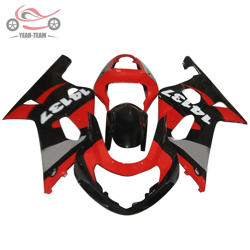 Комплект обтекателей для мотоцикла для Suzuki K1 20012002 2003 GSXR750 GSXR600 01-03 GSXR 600 750 красный черный корпус ремонт обтекателей частей