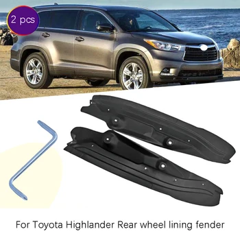 

Set of 2 car Front and Rear Splash Guard Mud Flaps mudguards fender For Toyota Highlander 2015-2020 car Accessories
