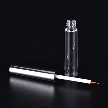 

Eyeliner Vials Transparent Tube Make Up Empty Eyeliner Empty Suqare Cosmetic Container Liquid Eyeliner Bottle With Brush Cap