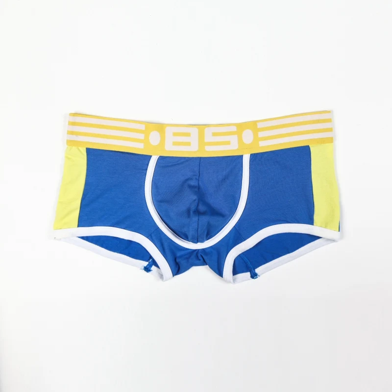 BS брендовые боксеры, мужское нижнее белье, Cueca, пикантные мужские трусы, дышащие боксеры, хлопковые Трусы-слипы, Cuecas boxershorts, мужские Hombre 1