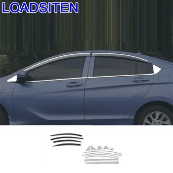 

Modified Chromium Automobile Decorative Window Exterior Car Styling Accessory Covers Modification 15 16 17 18 19 FOR Honda City