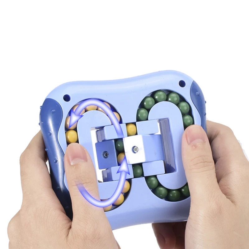 

Игрушка на кончик пальца вращающаяся Magic Bean, Детские и взрослые Пазлы для декомпрессии, Обучающие Развивающие игрушки Монтессори, подарок для детей и мальчиков