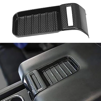 

for Toyota- 2014-2019 ABS Carbon Fiber Armrest Box Cover Decorative Trim Car Styling
