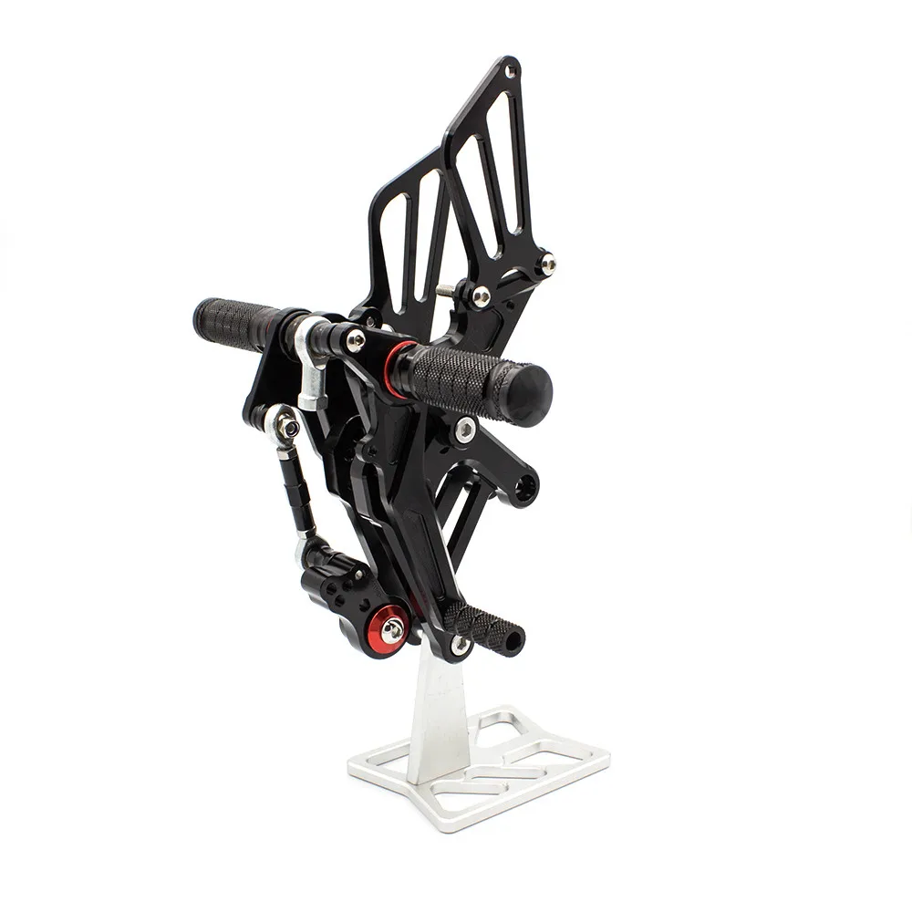 Черный ЧПУ мотоцикл Алюминиевый подножки Rearset для Honda CBR150 CBR125 CBR 125 150 2011- Подножка педаль задний комплект