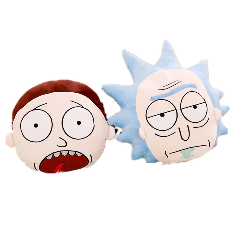 

Cartoon Rick and Morty plush toys down cotton stuffed doll pillow soft and comfortable fabric does not deform sofa cushion cushi