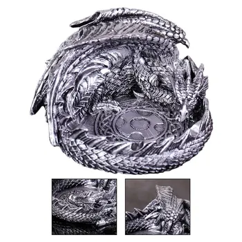 

Ash Container Dragon Design Ashtray Retro Household Ashtray for Home Office