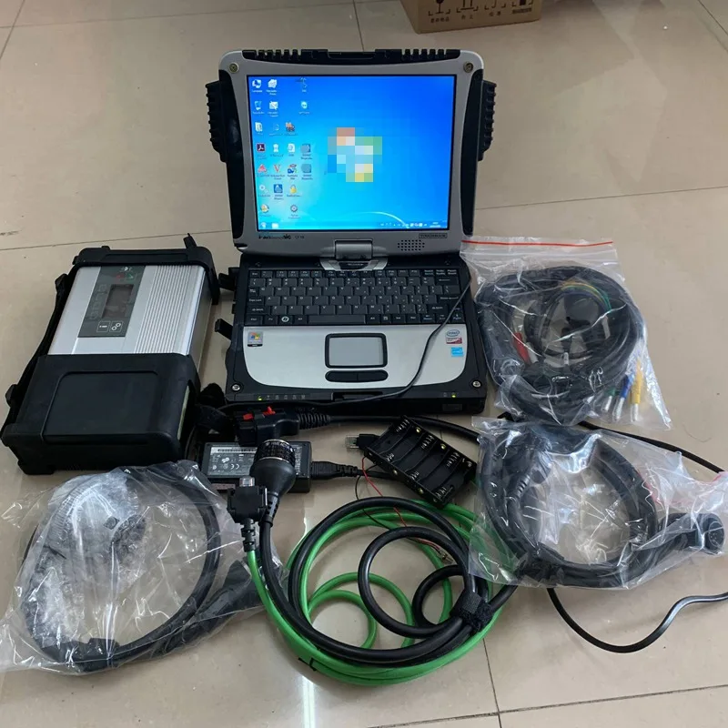 Super MB Star C5 Sd подключение wifi с CF19 Toughbook Диагностика SD C5 программное обеспечение V12. WIS EPC 320 Гб HDD для MB автомобилей и грузовиков