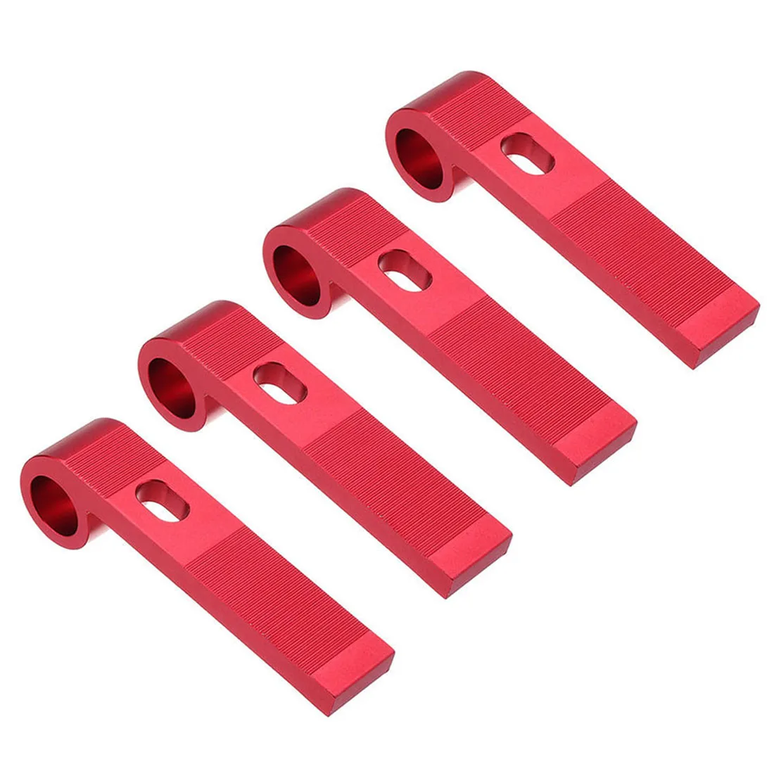 

4PCS T-type Slide Slot Track Stopper Woodworking Positioning Limiter Clamp Tools 125*25mm T-type Slide Slot Track Clamp