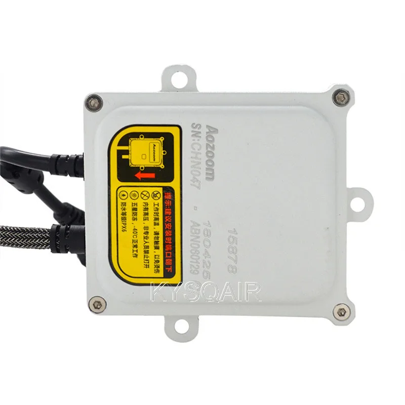 KYSQAIR 55W Aozoom Xenon Bulb Ballast HID Headlight Kit ABN06 Fast Start Slim Ballast AC 12V 5500K H1 H7 H11 D2H Xenon Lamp Bulb (9)